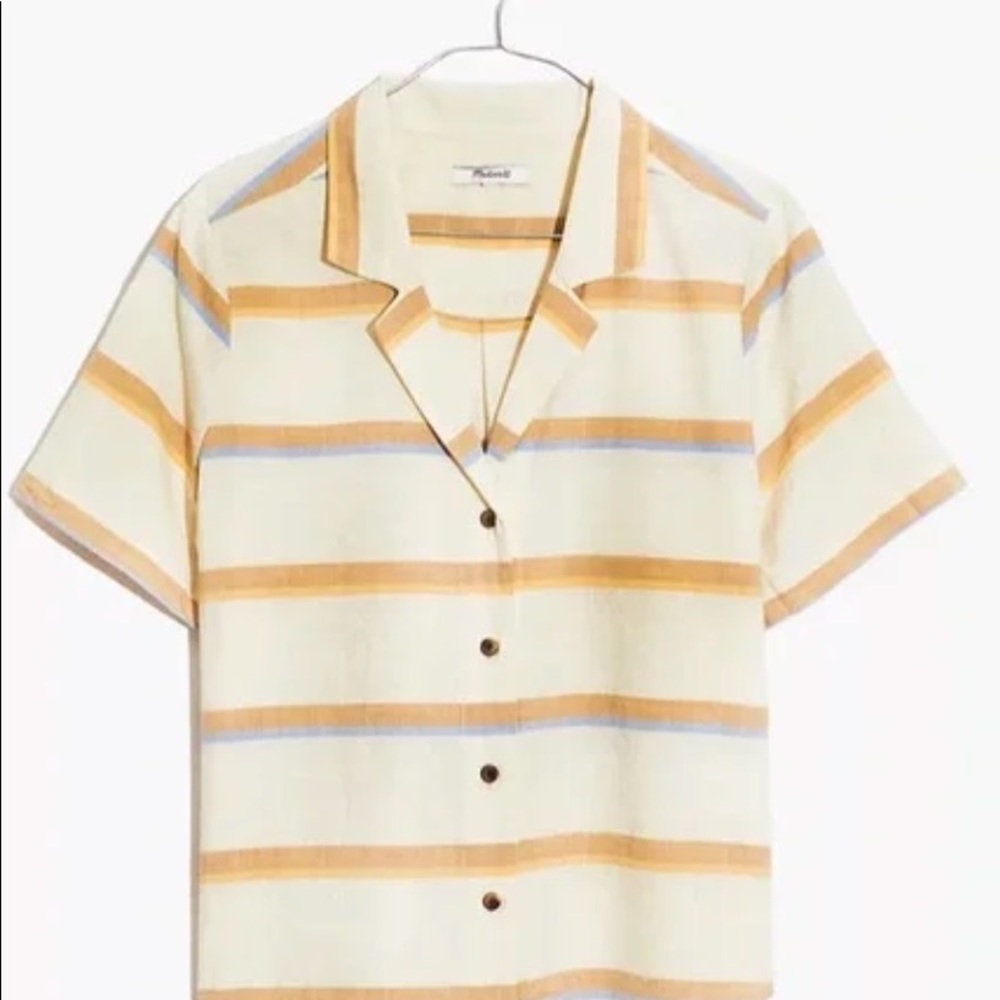 Madewell Camp Shirt in Stripe